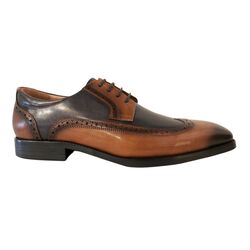 Adventure Nette Schoen Catania Blue Cognac Leer High Soft Insole - 8785342093751