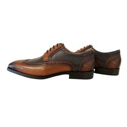 Adventure Nette Schoen Catania Blue Cognac Leer High Soft Insole - 8785342093751