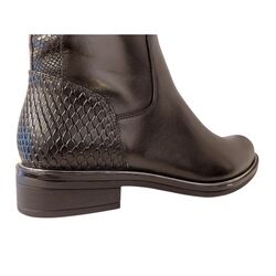 Caprice Lange Laars 9 25515 45 019 Zwart Kroko - 4064216860304