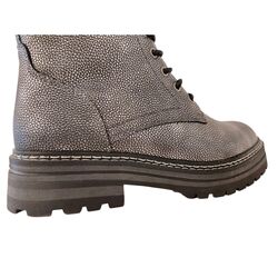 Rieker Veterboot 93024-90 Zilver Platinum Warm Gevoerd - 4061811462094