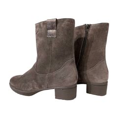 Hartjes Korte Laars 172.0246 34 77.14 Donkerbruin Smoke Grijs - Wijdte H - 9010579465767