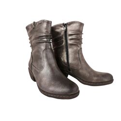 Rieker Korte Laars 93760-90 Silver Platinum Warm Gevoerd - 4061811461530