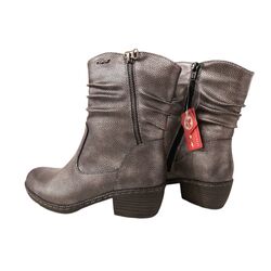 Rieker Korte Laars 93760-90 Silver Platinum Warm Gevoerd - 4061811461530