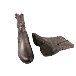 Rieker Korte Laars 93760-90 Silver Platinum Warm Gevoerd - 4061811461530