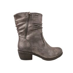 Rieker Korte Laars 93760-90 Silver Platinum Warm Gevoerd - 4061811461530