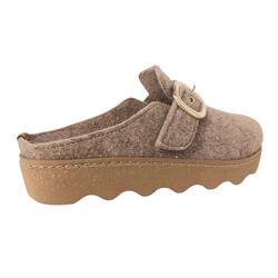 Rohde Pantoffel 6117 Leinen Beige - 4064304412507