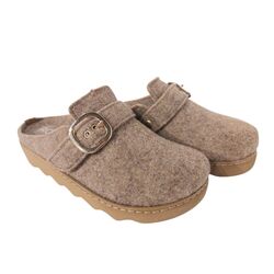 Rohde Pantoffel 6117 Leinen Beige - 4064304412507