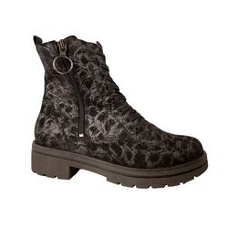 Waldlaufer Veterboot 648803 146 001 Cany Zwart Wijdte K - 4069134234435