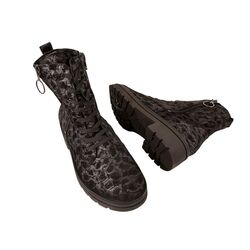 Waldlaufer Veterboot 648803 146 001 Cany Zwart Wijdte K - 4069134234398