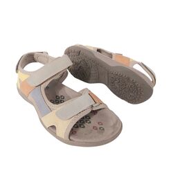 Healthy Shoes Sandalen Verona Groen Blauw Rood Combi - 8785342096066