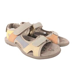 Healthy Shoes Sandalen Verona Groen Blauw Rood Combi - 8785342096066