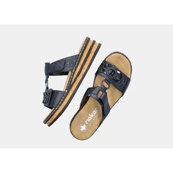 Rieker Slipper 62936 14 Blauw Zacht Voetbed - 4060596139511