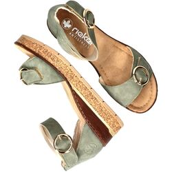 Rieker Sandaal 63780-52 Groen - 4061811277131