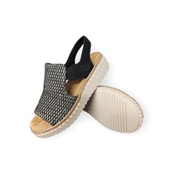 Rieker Sandaal 69276-00 Zwart - 4061811935161