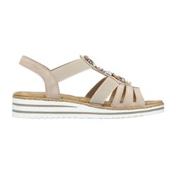 Rieker Sandaal V0245-60 Beige - 4066707990576