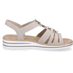 Rieker Sandaal V0245-60 Beige - 4066707990576