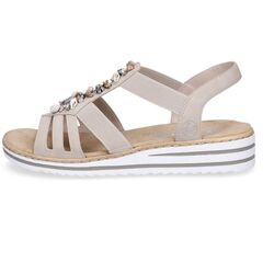Rieker Sandaal V0245-60 Beige - 4066707990583