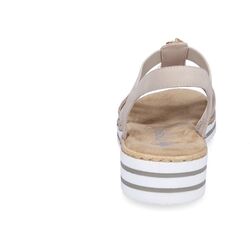 Rieker Sandaal V0245-60 Beige - 4066707990576