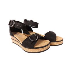 Rieker Sandaal 63780-00 Zwart - 4061811277049