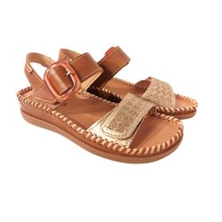 Pikolinos Sandaal Cadaques W8K 0555C1 Brandy Bruin Brons Combi - 8445442660351