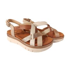 Pikolinos Sandaal Palma W4N 0650C1 Marfil Beige Brons Combi - 8445442336553