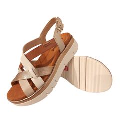 Pikolinos Sandaal Palma W4N 0650C1 Marfil Beige Brons Combi - 8445442336553