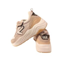 HUB Sneaker Glide S43 Off White Bone Bronze - 8719402158135