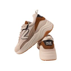 HUB Sneaker Glide S43 Off White Cognac - 8719402169803