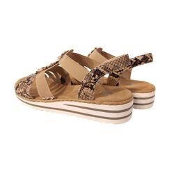 Rieker Sandaal V0649 20 Beige Combi - 4061811989591