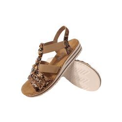 Rieker Sandaal V0649 20 Beige Combi - 4061811989591