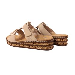 Rieker Slipper 62936 60 Beige Zacht Voetbed - 4061811950348