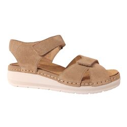 Durea Sandaal 7432 035 2067 Licht Taupe Wijdte H - 8721149462772