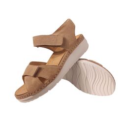 Durea Sandaal 7432 035 2067 Licht Taupe Wijdte H - 8721149462772