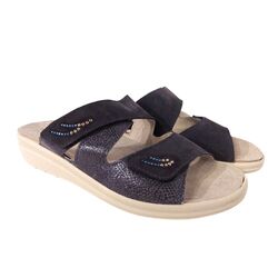 Rohde Slippers 5729 Blauw Verwisselbaar Voetbed - 4064304282872