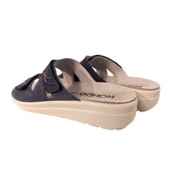 Rohde Slippers 5729 Blauw Verwisselbaar Voetbed - 4064304282872