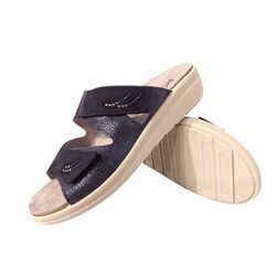 Rohde Slippers 5729 Blauw Verwisselbaar Voetbed - 4064304282872