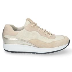 Durea Sneaker 6319 609 2047 Licht Taupe Ivoor Wijdte M - 8721149434014