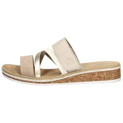 Rieker Slipper V3652-94 Multi Beige Zacht Voetbed - 4061811363681