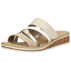 Rieker Slipper V3652-94 Multi Beige Zacht Voetbed - 4061811363476