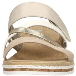 Rieker Slipper V3652-94 Multi Beige Zacht Voetbed - 4061811363681