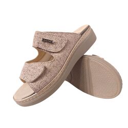 Rohde Slippers 5224 Elfenbein Licht Ivoor Verwisselbaar Voetbed - 4064304435629