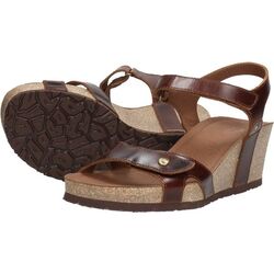 Panama Jack Sandaal Julia Clay B1 Pull-Up Cuero Bark Bruin - 8433991586451