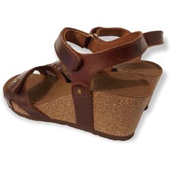 Panama Jack Sandaal Julia Clay B1 Pull-Up Cuero Bark Bruin - 8433991586451