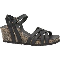 Panama Jack Sandaal Vera Basics B1 Napa Grass Negro Zwart - 8433991592698