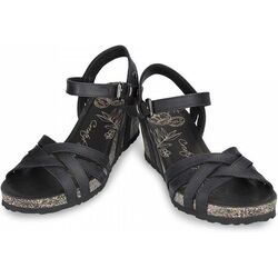 Panama Jack Sandaal Vera Basics B1 Napa Grass Negro Zwart - 8433991592698