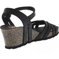 Panama Jack Sandaal Vera Basics B1 Napa Grass Negro Zwart - 8433991592698