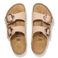 Birkenstock Slipper Arizona Flower Buckle Kids 1030419 Sandcastle Smal - 4067707383238