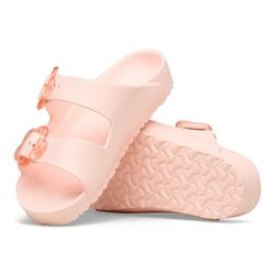 Birkenstock Slipper Arizona Flower Buckle Kids 1031271 Light Rose Smal - 4067707627608