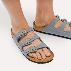 Birkenstock Slippers Florida 1031891 Basalt Gray Smal - 4067707846320