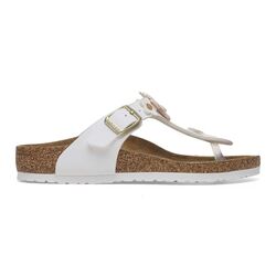 Birkenstock Teenslipper Gizeh Flowers 3 Kids 1029515 White - 4067707059485